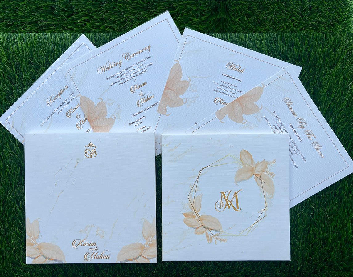 Indian Wedding Invitatino Cards