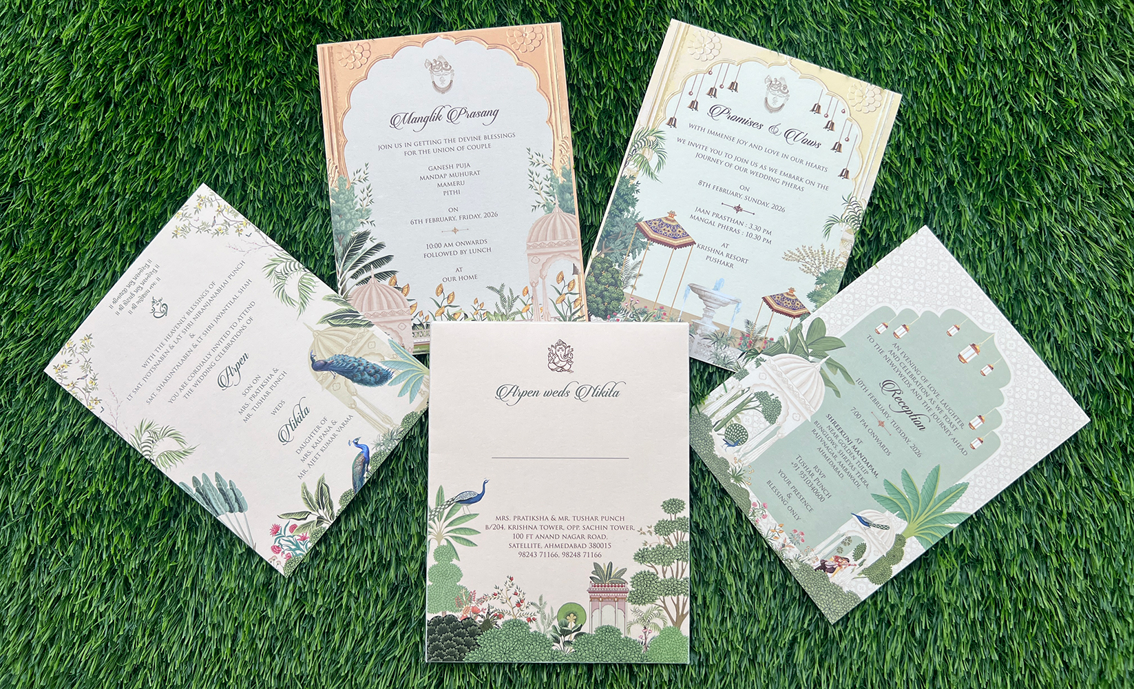 Indian Wedding Invitation Cards