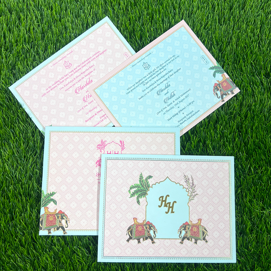 Pastel Color Wedding Invitation Cards in Ahmedabad, Gujarat, India