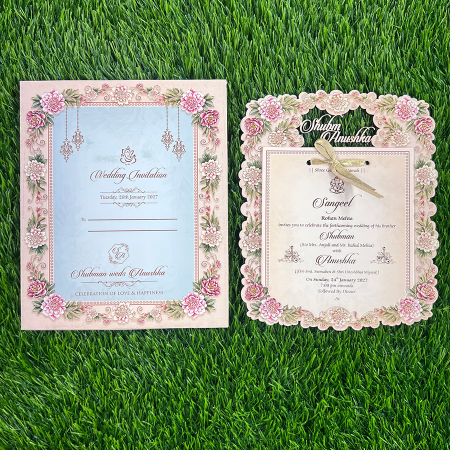 Laser Cut Wedding Cards Gujarat