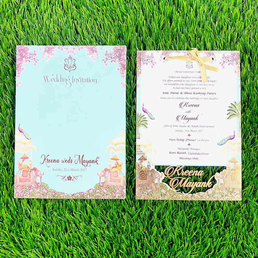 Laser Cut Wedding Cards Gujarat