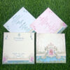 Explore Pastel Colour Wedding Cards at Metro Cards, Ahmedabad. Discover elegant pink, peach, lavender, sage green and powder blue wedding invitations with customized designs.