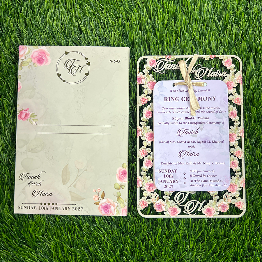 Laser Cut Wedding Cards Gujarat